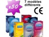 Lot de 50 préservatifs DUREX MIX - 10 modèles différents