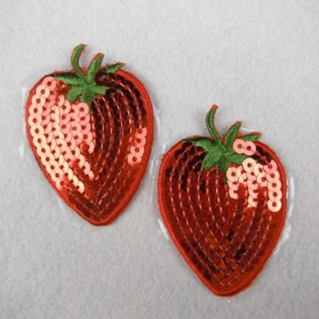 Cache-Téton - Nippies - Fraises en strass