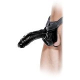 Extreme Hollow Strap-on ! - Extension & Gode ceinture de 25 cm extrême!