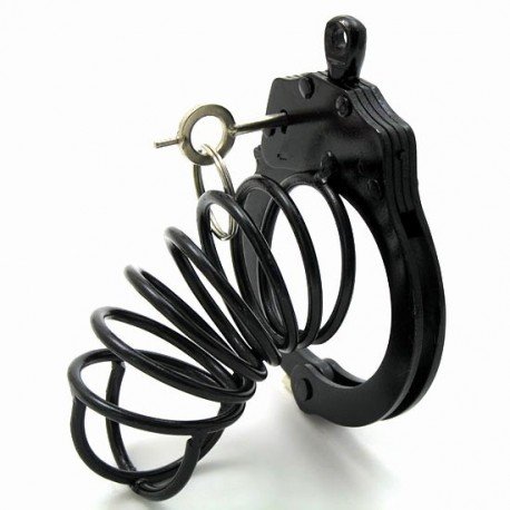 The Snake - Cage de chasteté type tubulaire (Fermeture Menotte)