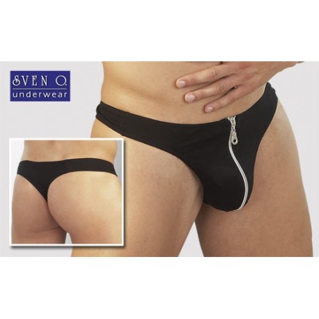 String homme avec fermeture éclair & zip