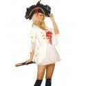 Costume de pirate blanc sexy pour femme