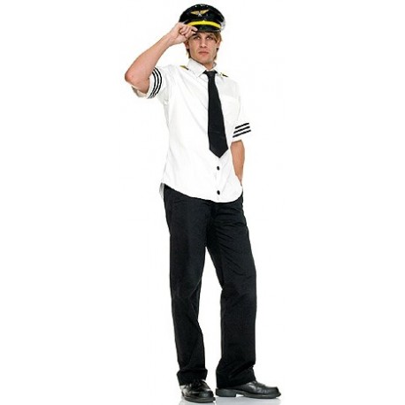 Costume / Uniforme de pilote de ligne pour homme