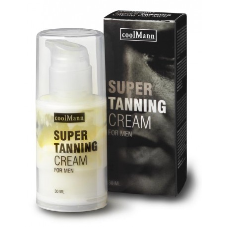 CoolMann : Super Tanning Cream - Bronzage pour homme