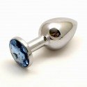 Bijou intime - Plug Anal - RoseBud - Couleur Bleu