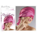 Bandeau en satin rose
