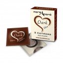 Préservatifs black skin : goût chocolat - MoreAmore