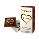 Préservatifs black skin : goût chocolat - MoreAmore