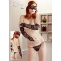 Combo : String+Masque+Gants en dentelle