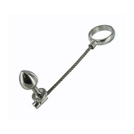 Cock Ring & Plug Anal - Les inséparables métal