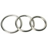 Kit 3 cockring simple métal