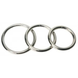 Kit 3 cockring simple métal