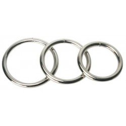 Kit 3 cockring simple métal Kit 3 cockring simple métal