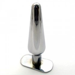 Plug anal - métal chromé - série luxe Plug anal - métal chromé - série luxe