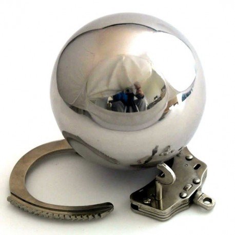 The pit : Sphere cage de chasteté en métal