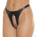 String ouvert : Cuir & Chaîne - SM
