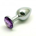 Bijou intime - Plug Anal - Rosebud - Couleur Lavande