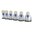 **** DISCONTINUED *** Rotary Cupping Set - 6 Cloches Vide d'air