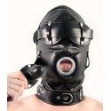 Total LockDown : Cagoule Hardcore BDSM avec GagBall