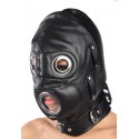 Total LockDown : Cagoule Hardcore BDSM avec GagBall