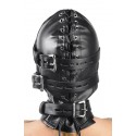 *** DISCONTINUED *** Total LockDown : Cagoule Hardcore BDSM avec GagBall