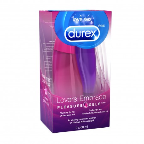 *** discontinued *** Durex Embrace - Lovers Connect Duo - Gel Lubrifiant Intime