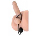 Cockring avec plug anal en silicone