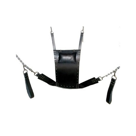 Fauteuil cuir de soumission suspendue - Donjon SM *** DISCONTINUED **