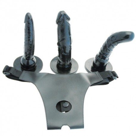 *** discontinued *** Harnais Gode Ceinture - Triple effets