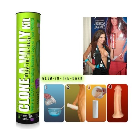 Clone a willy kit - Moulage de votre pénis : God vibrant / Chocolat / Bougie / Savon