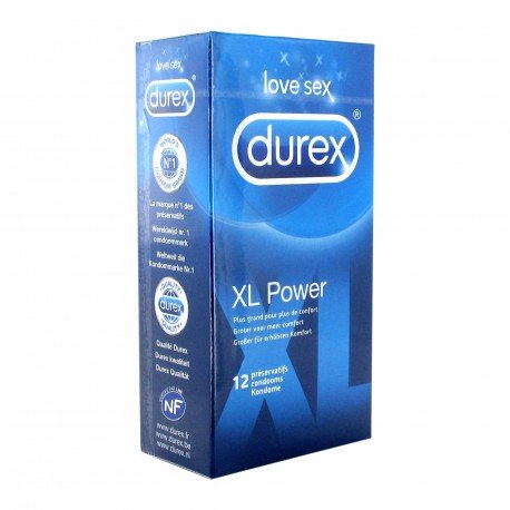 Préservatifs Durex - XL Power Grande Taille