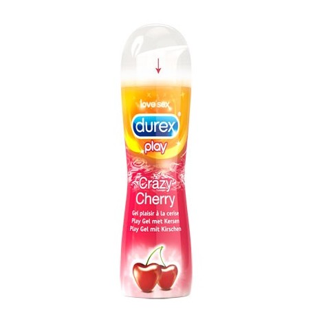 Durex play Crazy Cherry - Lubrifiant comestible goût cerise