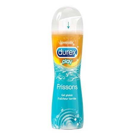 Durex play Frissons - Lubrifiant effet rafraichissant glaçon