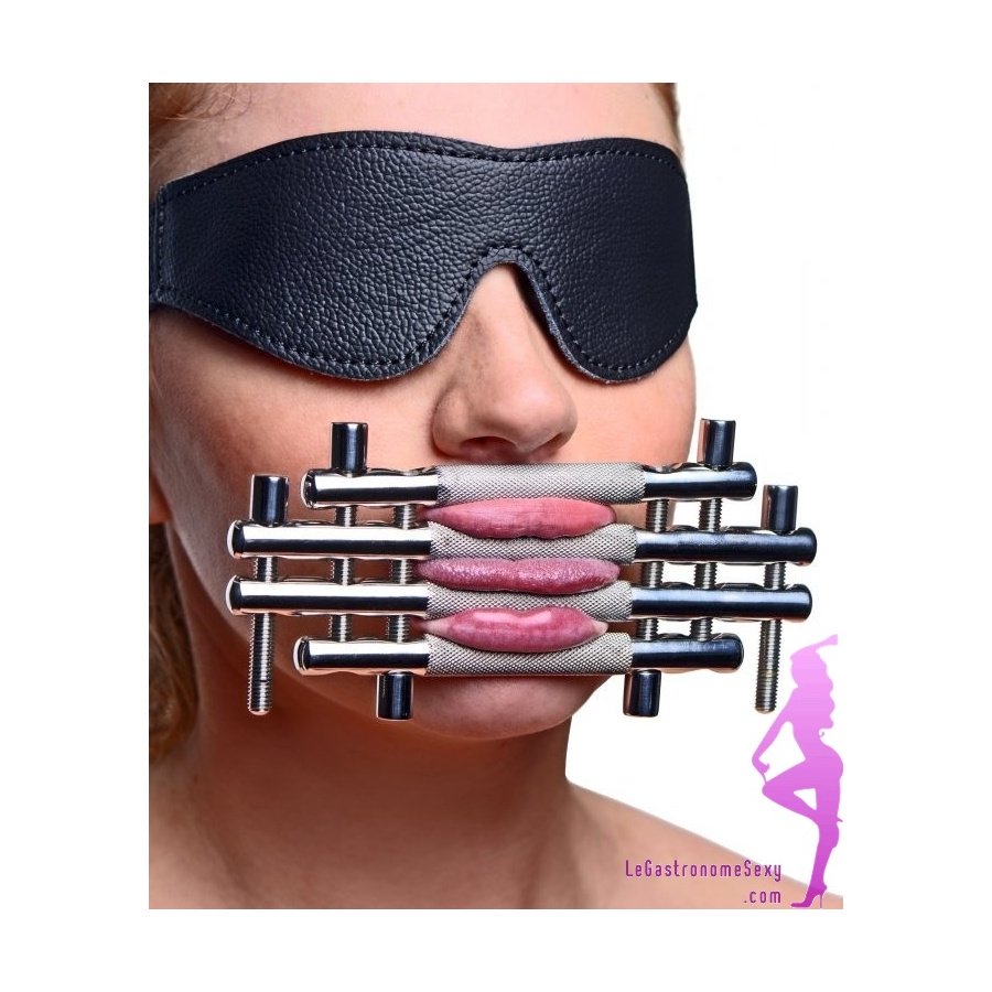 43.95€ - Shut up - Accessoire de torture BDSM, Bondage lèvres et langues