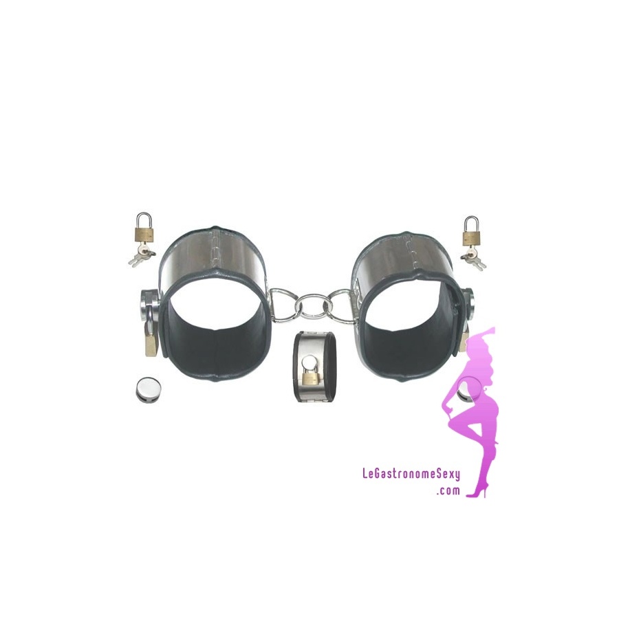 Deluxe menottes suspension en cuir - Mains - BDSM Univers