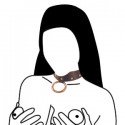 *** discontinued *** Collier Ras du cou : Cuir BDSM Bondage