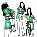 Body Camisole Bondage : Sangles en cuir avec cadenas *** Clearance ***