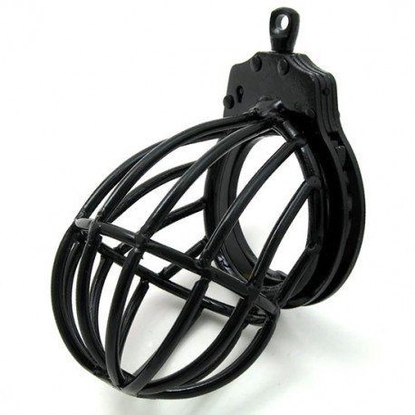 Cage de chasteté pour pénis et testicules
