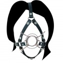 Harnais spider gag : pour bouche ouverte