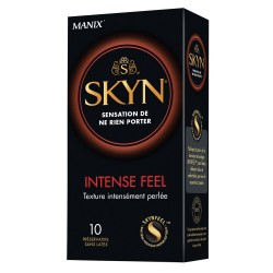 Manix Skyn Intense Feel - préservatif sans latex texturé avec perles