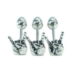 Plug anal - Hard Rock ! Rock on! Main en acier Plug anal - Hard Rock ! Rock on! Main en acier