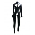 Catsuit Combinaison vinyl latex - fendue