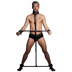 Pilori de contrainte vertical pour bondage et jeux BDSM