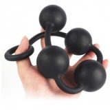 Chapelet de boules anal XXL en silicone