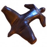 Sarcophage sac de bondage en imitation latex - restriction mouvement BDSM