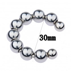 Cockring avec boules détachables 30mm Cockring avec boules détachables 30mm
