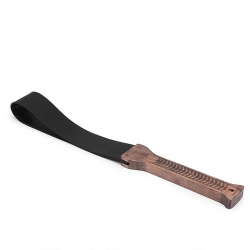 Fouet en bois de 39 cm avec lanière ceinture