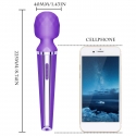Magic Wand stimulateur clitoris - design rechargeable USB - waterproof