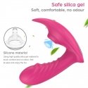 Stimulateur Point G / Suceur de clitoris chauffant et télécommandé