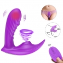 Stimulateur Point G / Suceur de clitoris chauffant et télécommandé